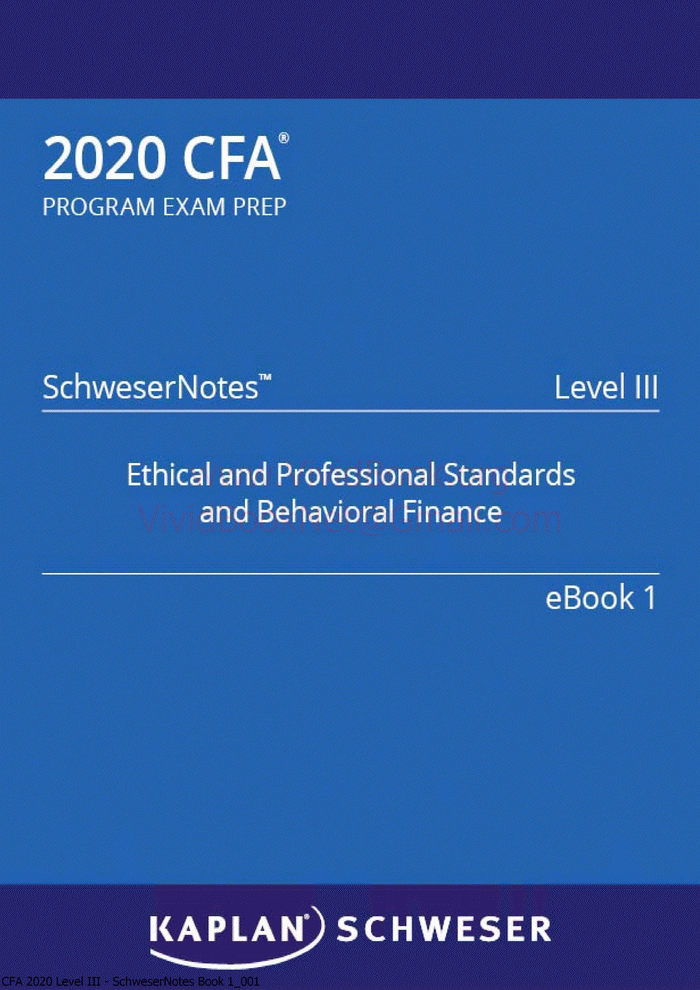 schweser notes cfa level 1 pdf free